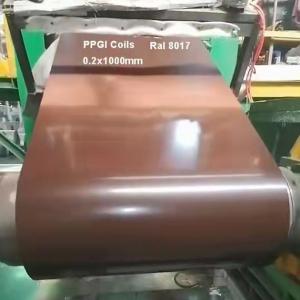 China Z120-Z180 Painted Sheet Metal Coils RAL Color Strong Corrosion Resistance on sale
