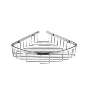  Brushed Bathroom Corner Shelf Stainless Steel SUS304  Single Layer Manufactures