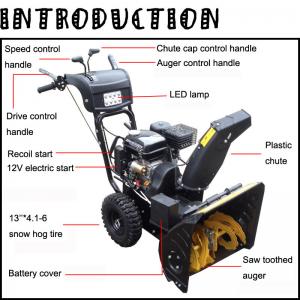  New type garden tools Loncin 6.5hp snow thrower, snow blower, snow removel equipment Manufactures