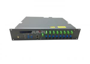 China Junpu 1550 Cable TV 8 Ports Wdm Edfa Fiber Optic Amplifier 22dbm Gpon Network on sale