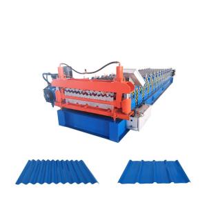  Double Layer Trapzoidal Sheet Metal Roll Forming Machines Corrugated Making Manufactures