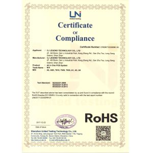 CJ Legend Technology Co., Ltd. Certifications