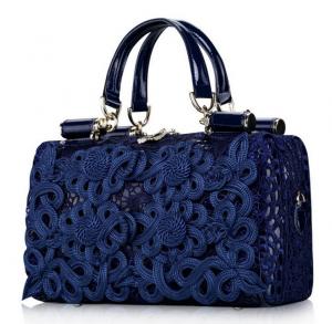 China 2016 new lace handbag European and American fashion handbags leather shoulder bag on sale