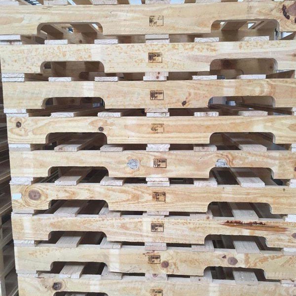 Semi Automatic Double Head Wood Stringer Pallet Notching Machine