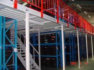  Industrial Warehouse Multi Tier Mezzanine Rack / Metal Storage Shelves Manufactures