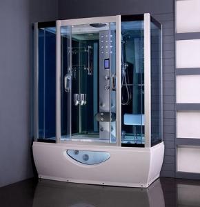  luxury steam shower cabin with whirlpool function in Hangzhou Manufactures