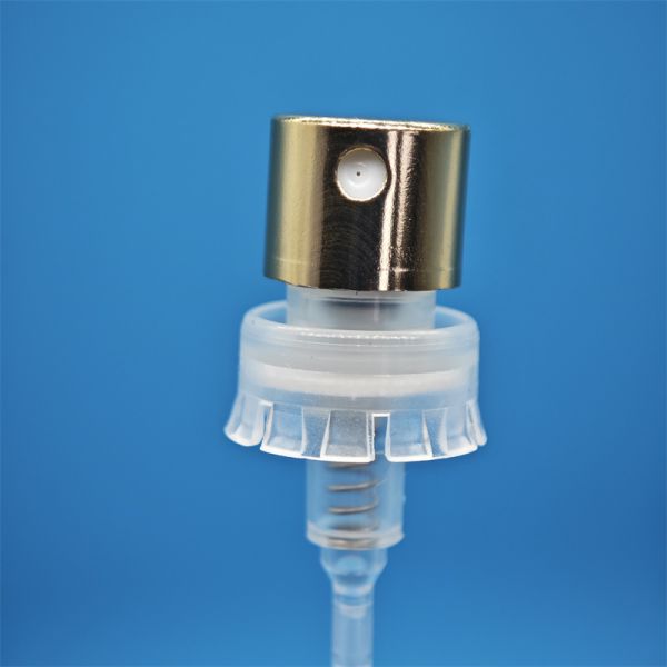 Customizable Fragrance pump valve for niche perfume creators with adjustable spray and brandable design