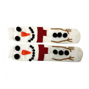 China Custom logo, design 100% cotton 3D socks for holiday on sale