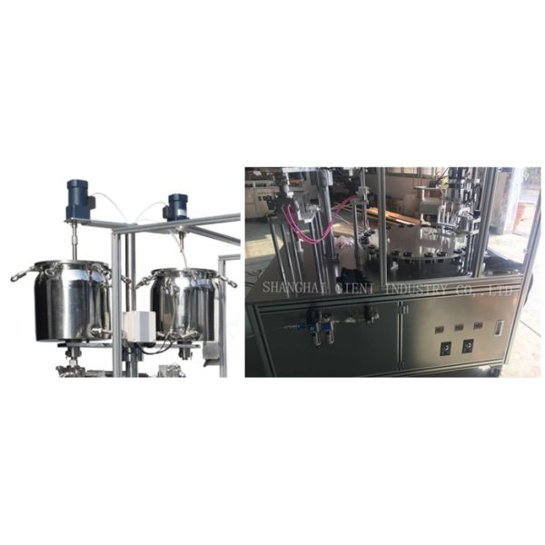 28 Pieces Per Minute Lip Gloss Filling Machine with Servo Motor