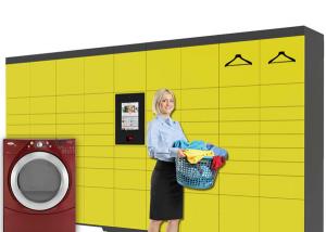  Self Service Intelligent Digital Laundry Locker with SMS Message Sending Indoor Manufactures