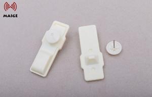 China Steel Plate Lock Ultra Gator Tags , Garments Shoe Security Tag ABS Material on sale