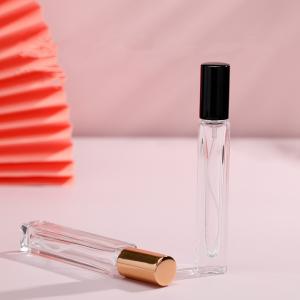 China Transparent 10ml Glass Mist Spray Bottle Perfume Fine Sprayer Empty 10000pcs on sale