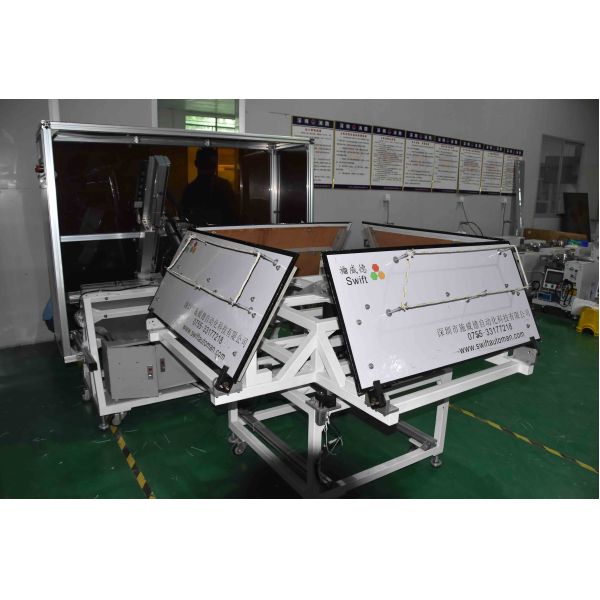 Full Automatic Cable Tie Machine , Customized Plastic Tie Machine With A Robot