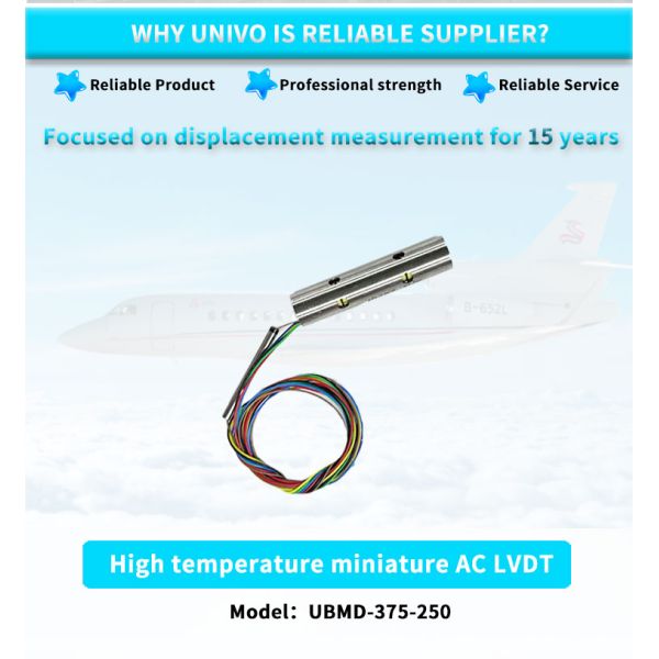UM-375-250 LVDT High Precision Micro Linear Displacement Sensor Mounting Type LVDT