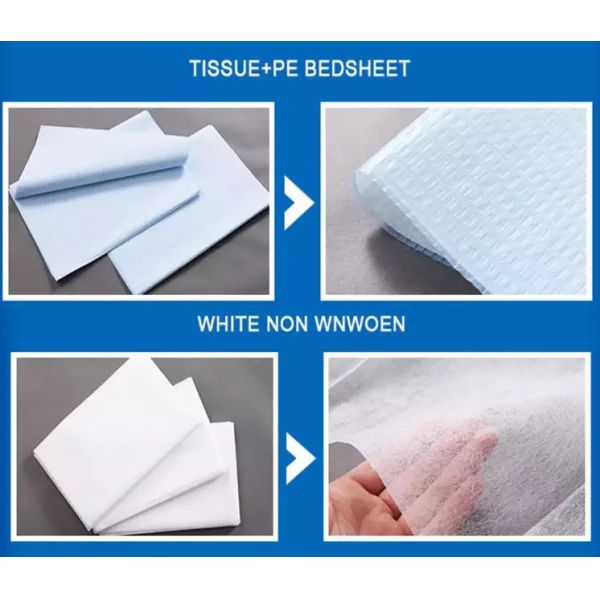 PP Nonwoven Disposable Medical Exam Table Paper Biodegradable