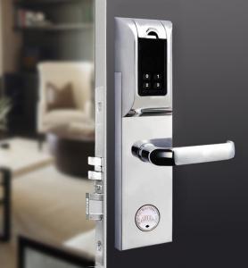 Durable Fingerprint RFID Door Lock , Rfid Reader Door Lock 120 User Capacity
