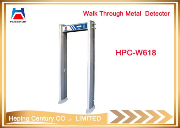 Quality Waterproof Metal Detectors Waterproof 6/12/18 zones Walk Through Metal Detector for sale