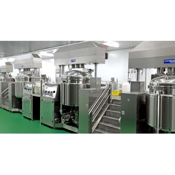 1.1kw Toothpaste Mixing Machine With Homogenizer