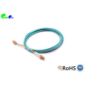China OM3 Fiber Optic Patch Lead LC To LC MM Duplex 2.0mm Multi Mode Fiber Optic Patch Cable Jumper on sale