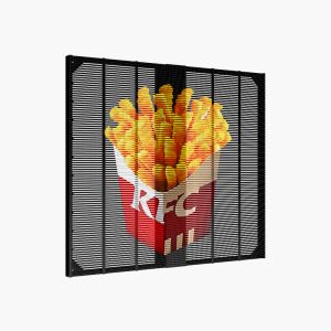 Factory Price Mesh LED Screen P2.6 Full-Color Outdoor Advertising Display for Shop Windows Manufactures