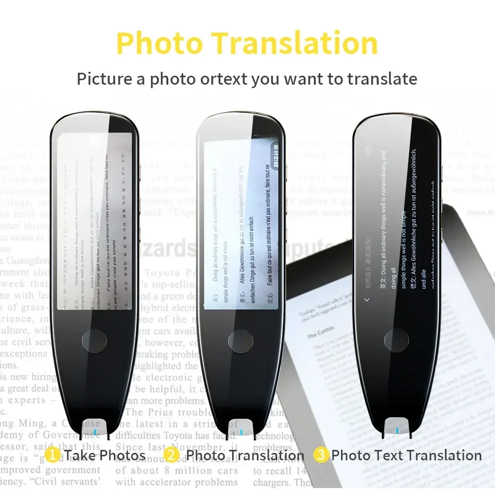 X5Pro Smart Voice Scan Translation Pen Real-Time Multi Language Translation
