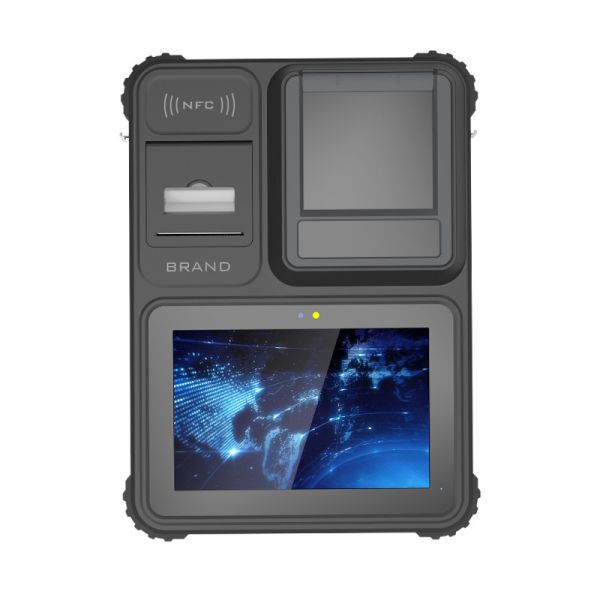 8 Inch HYF Industrial Tablet PC Fingerrprint Biometric Mobile ID Verification Machine