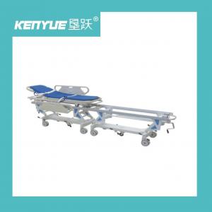  Emegency Stretcher Trollery Patient Emergency Stretcher Blue PP Side Rail Manufactures