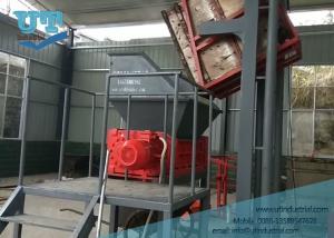 China Harzarous Waste Processing System, metal paint barrel shredder, bio-medical waste shredder,equiped with elevator on sale