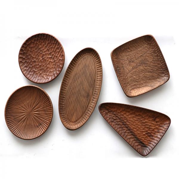 Quality BPA Free Wood Salad Serving Set Handmade Decoration SGS Certificate for sale