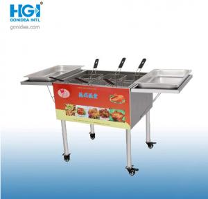 China Gas Fryer Machine Commercial Cooking Appliances Stainless Steel 15L 25L on sale