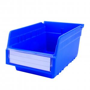 China 300x200x150mm PP Solid Box Crate for Compact Industrial Space Saver Racking Bin Storage on sale