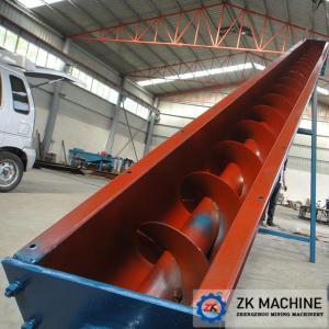  2-28TPH Sludge Conveyor System , Shaftless Screw Conveyor Long Service Life Manufactures