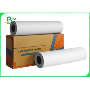  Inkjet Double Matte Bond Plotter Paper Roll 20lb Uncoated Inkjet Bond Manufactures