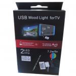 USB rgb mood light kit for TV usb tv mood light