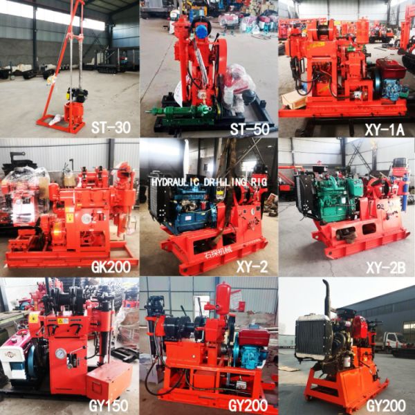 Customized Mobile Drilling Machine 200 Meters Depth Water Well Borehole