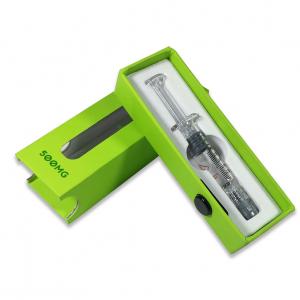 China Private Design Pen Style Printing Packaging Box For Child Proof Oil Injector Syringe on sale