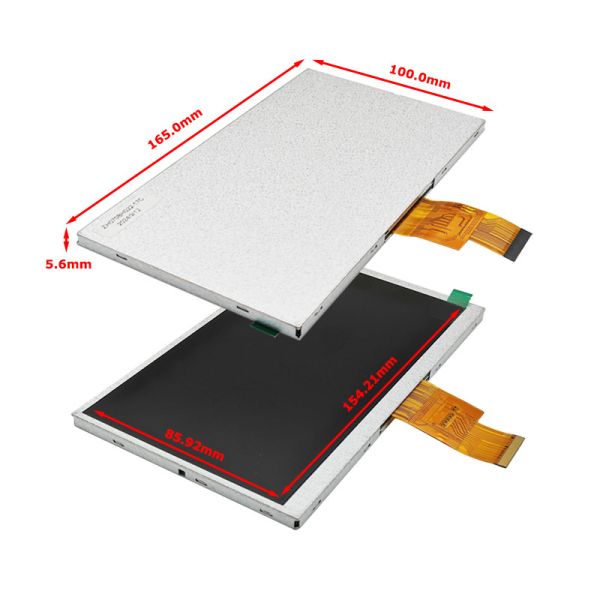 7 Inch TN Module LCD TFT Touch Display Panel 1024x600 Resolution