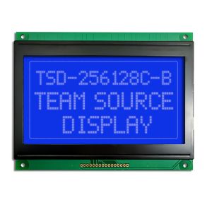  256x128 STN FSTN COB LCD Module With Blue And Yellow Green Backlight Manufactures