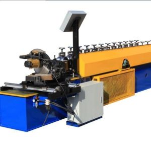  Guide Rail Shutter Door Roll Forming Machine 15m/min 5.5KW Manufactures