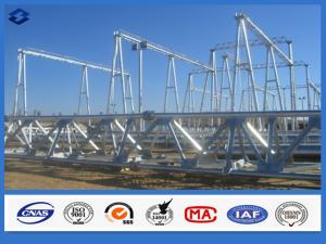  Hot Dip Galvanized Electricity Transmission Substation Structure Steel Pole Manufactures
