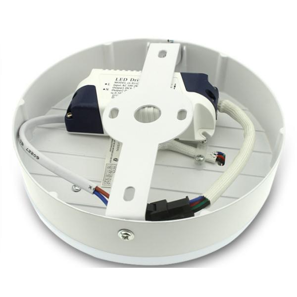 Round Square Double Color Led Ceiling Panel Lamp Surface Mounted SMD Recessed12+6W LED Panel Light