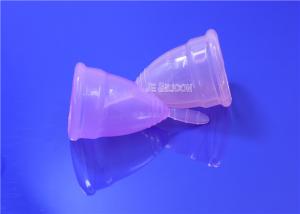  FDA Approved Silicon Menstruation Cup , Collapsible Ladies Period Cup Manufactures