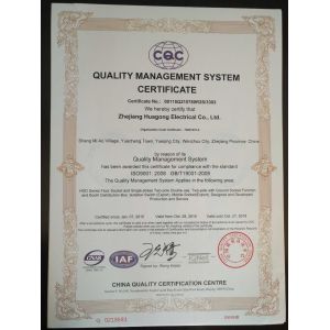 Zhejiang Huagong Electric Co.,ltd Certifications