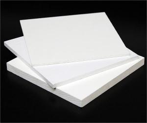  Rotproof 10mm Shop White PVC Board / Foam Board Insulation For Decorative Manufactures