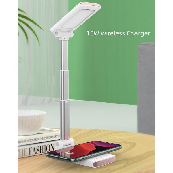 Mobile Phone 15W Wireless Charging Creative Compact Foldable Eye Protection Led Reading Light