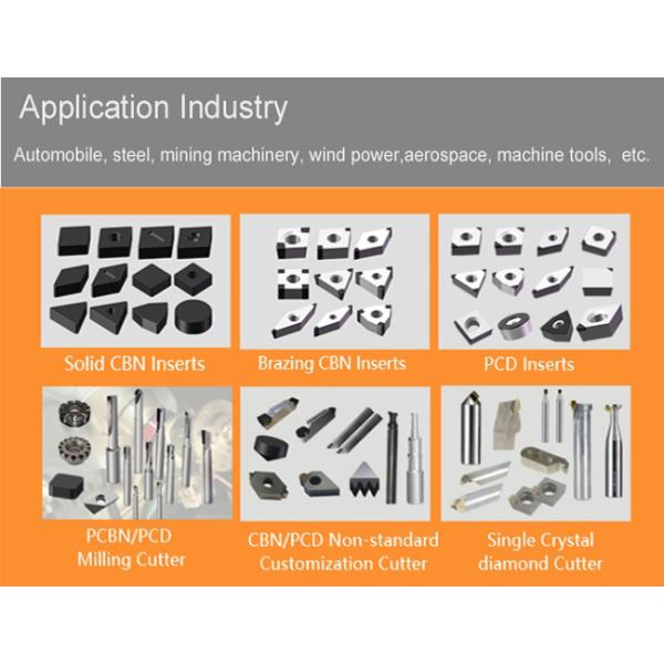 BN-S20 RCMX1207 Solid CBN Inserts High Efficiency Processing HSS Rolls
