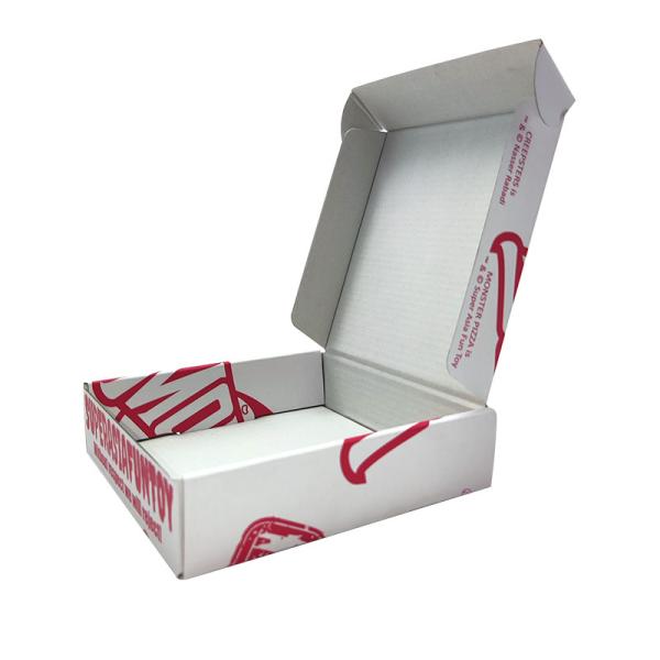 Custom Size Flat Packed Shipping Mailer Box Three Layer Corrugated Underwear Clothing
