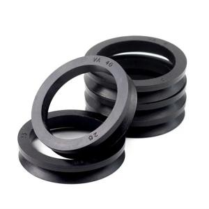  NBR PTFE Rotary Shaft Seal Ring Va Type Pure Rubber Sealing Ring Manufactures