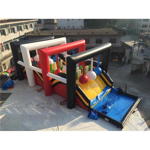 OEM Giant Inflatable Obstacle Course , Wrecking Ball Game For Event