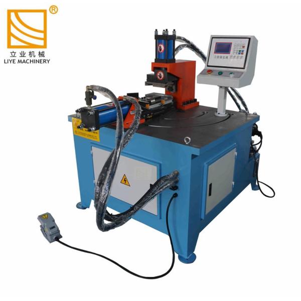 CH80 pipe notching machine Wider processing range steel pipe hole punching